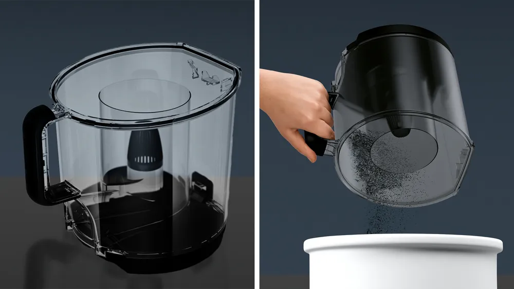 iQ500 Siemens VSX41A300 Toz torbasız Süpürge Kırmızı