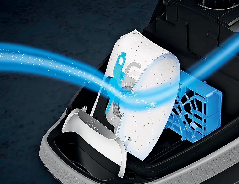 iQ700 Siemens VSC7SIL1 Toz torbalı Süpürge Beyaz