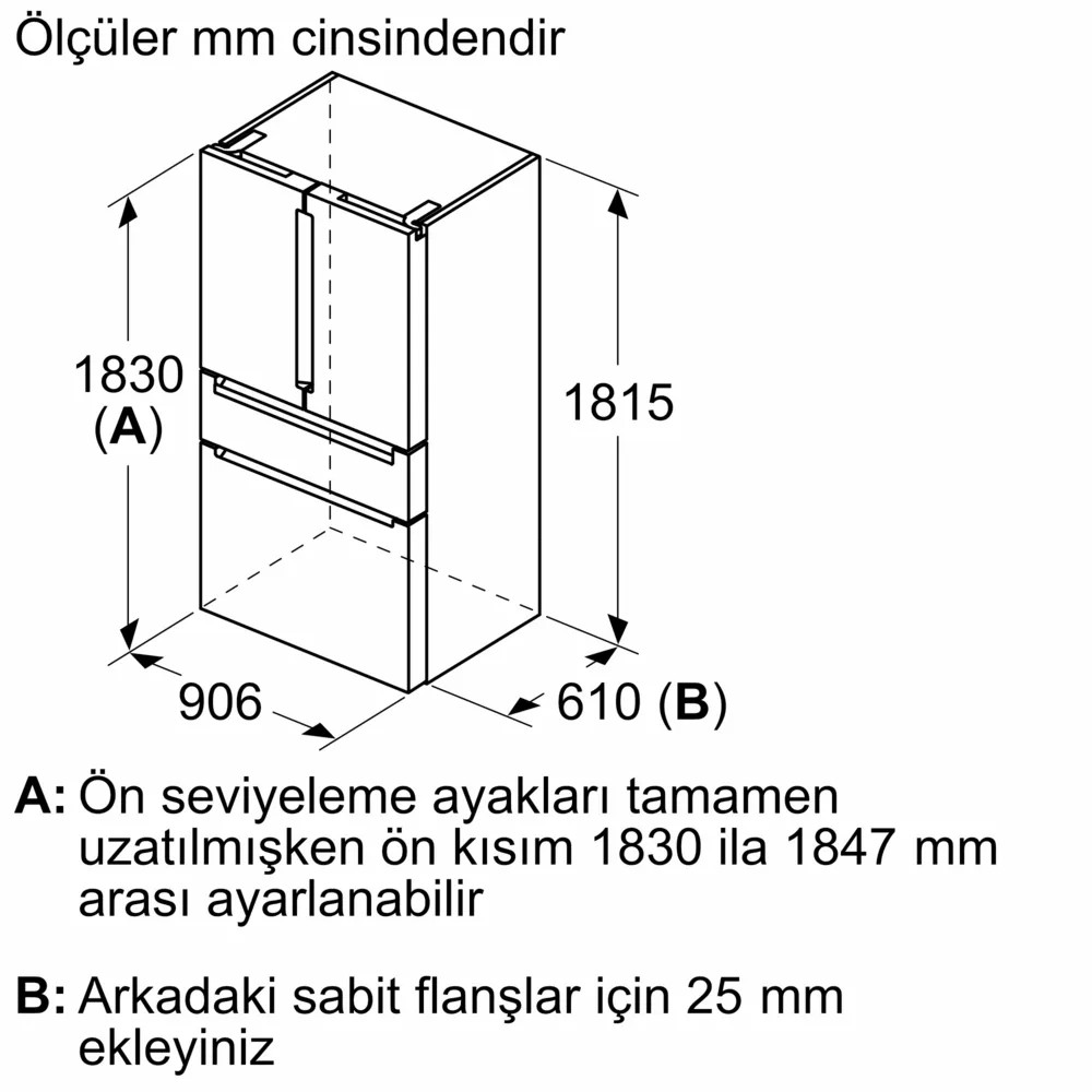 IQ 700 Siemens KF96RSBEA Buzdolabı
