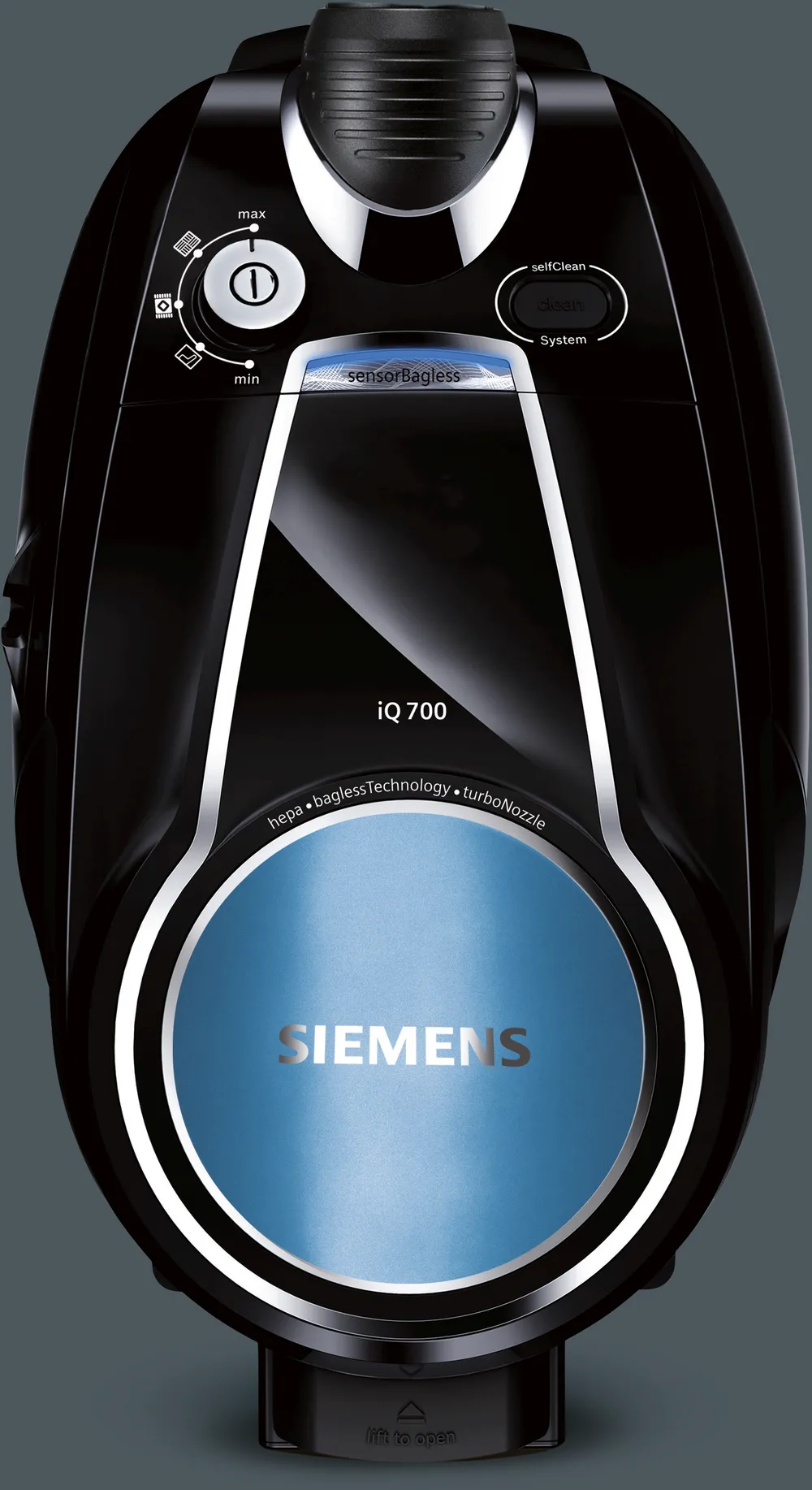 iQ700 Siemens VSX7XTRM Toz torbasız Süpürge Siyah