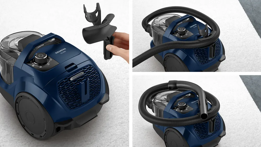 iQ300 Siemens VSX21A320 Toz torbasız Süpürge Mavi