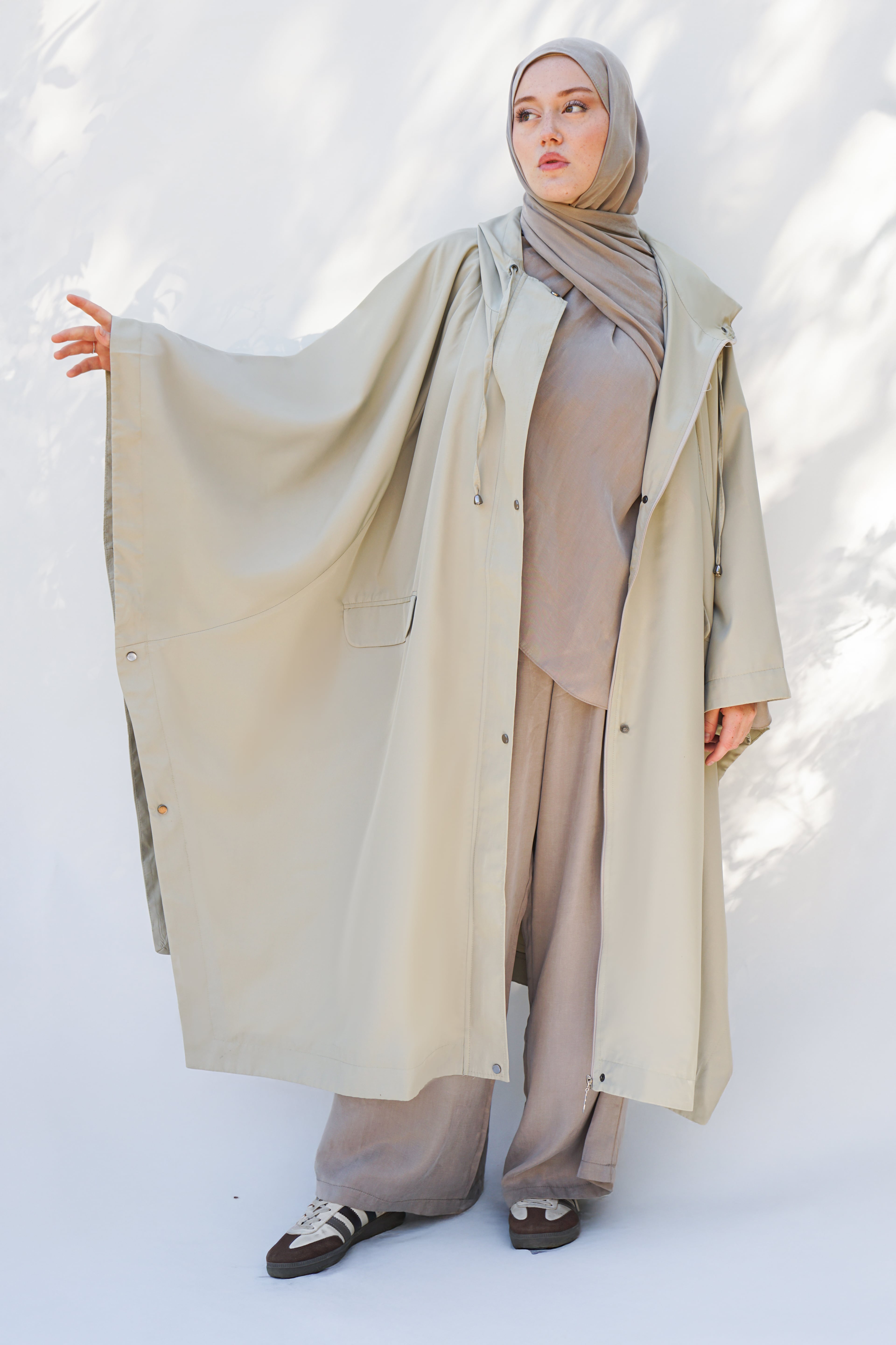 Tesettür Pelerin Yağmurluk - %100waterproof