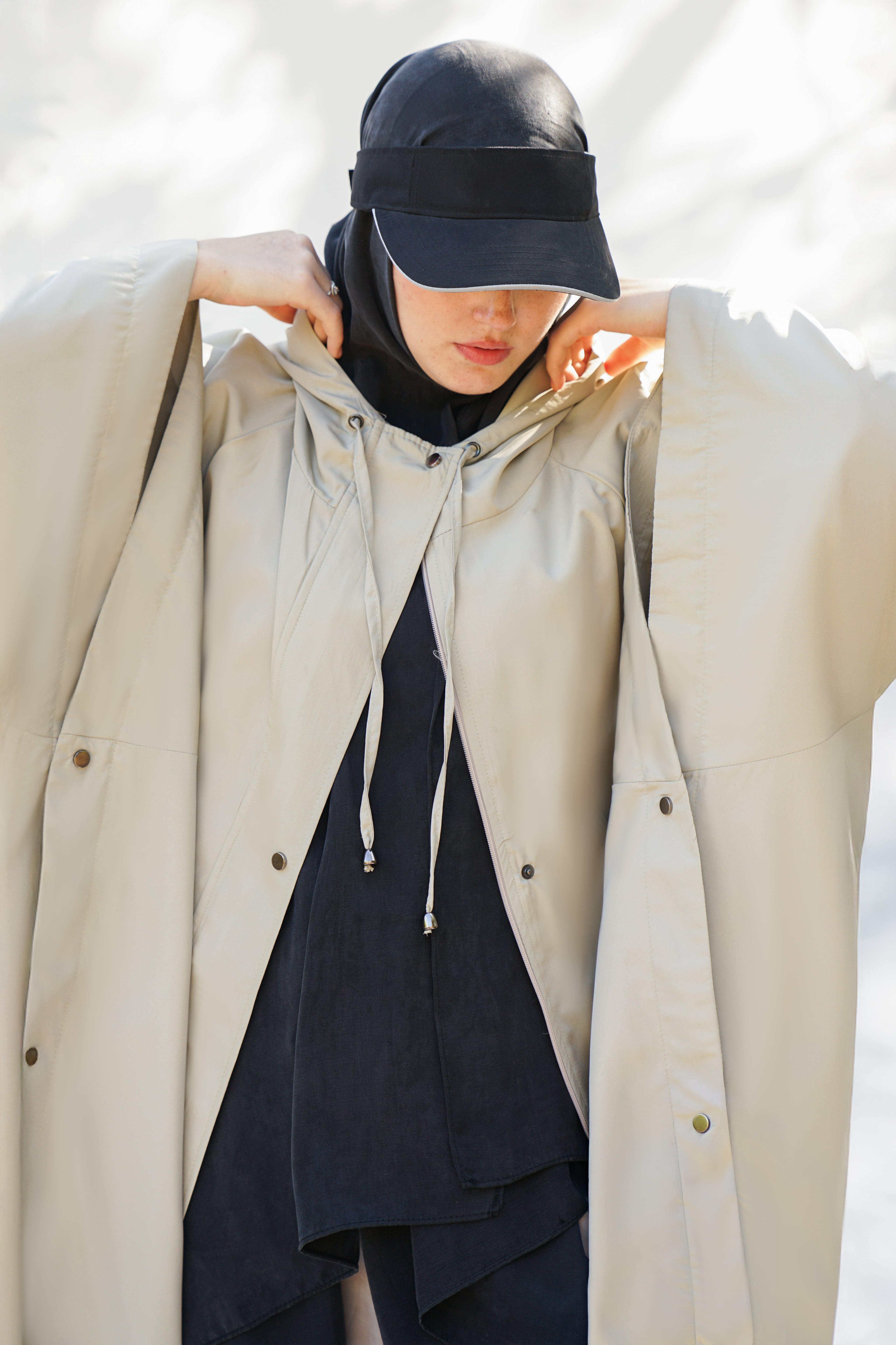 Tesettür Pelerin Yağmurluk - %100waterproof