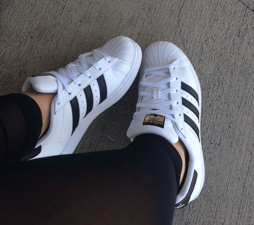 Adidas Superstar White Black