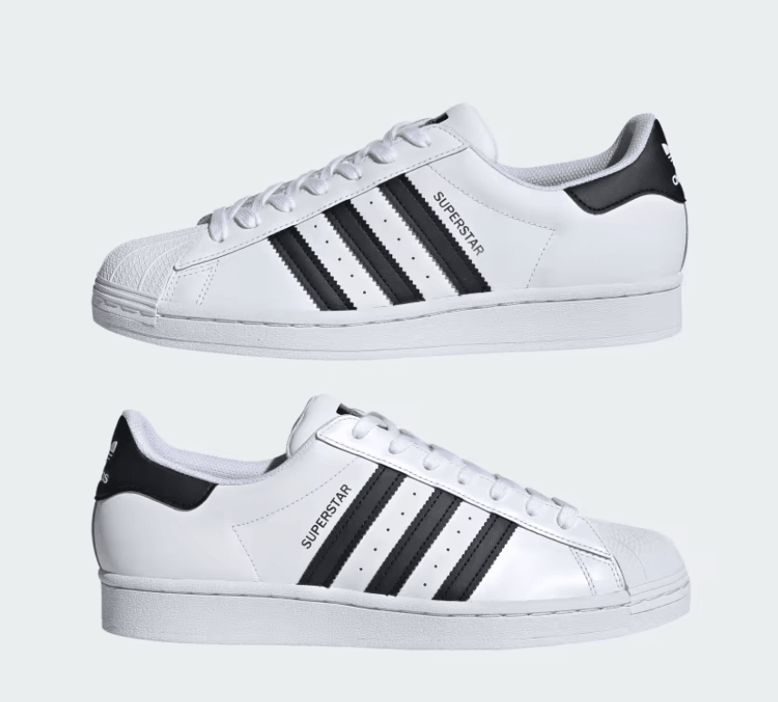 Adidas Superstar White Black