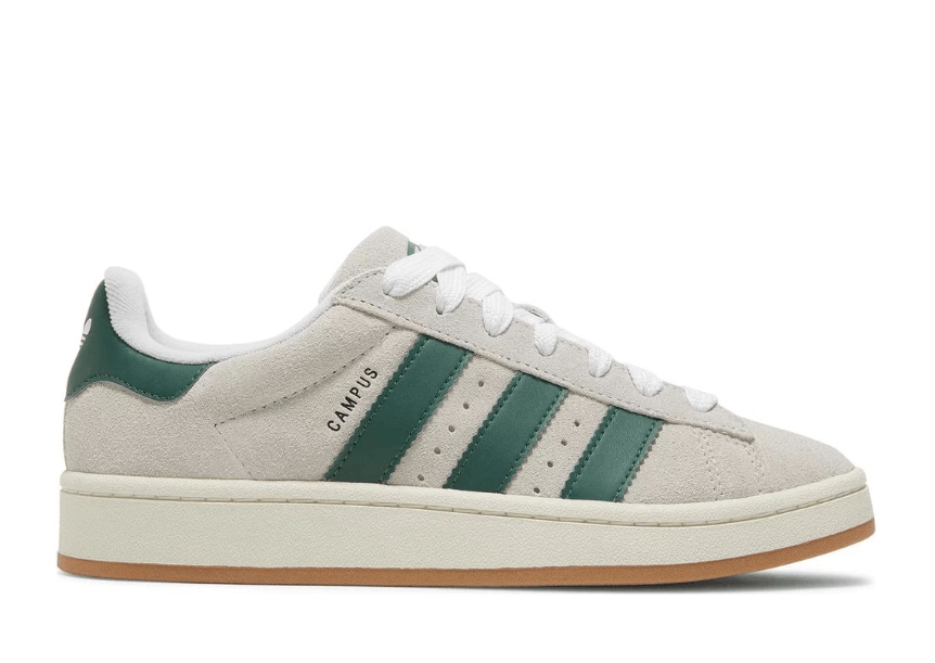 Adidas Campus 00s Crystal White Dark Green