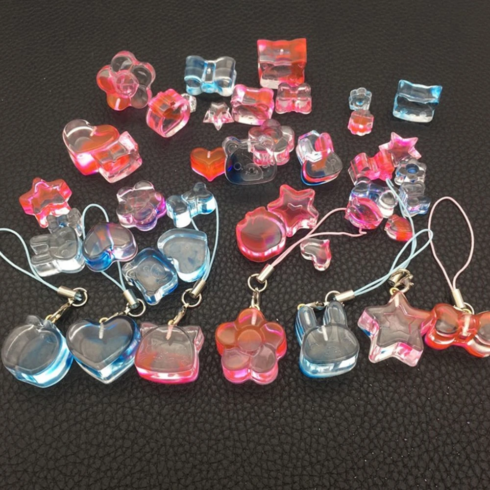 Epoksi Silikon Kalıp Çeşitli Mini Figürler Anahtarlık Kolye Kalıbı 14 Lü