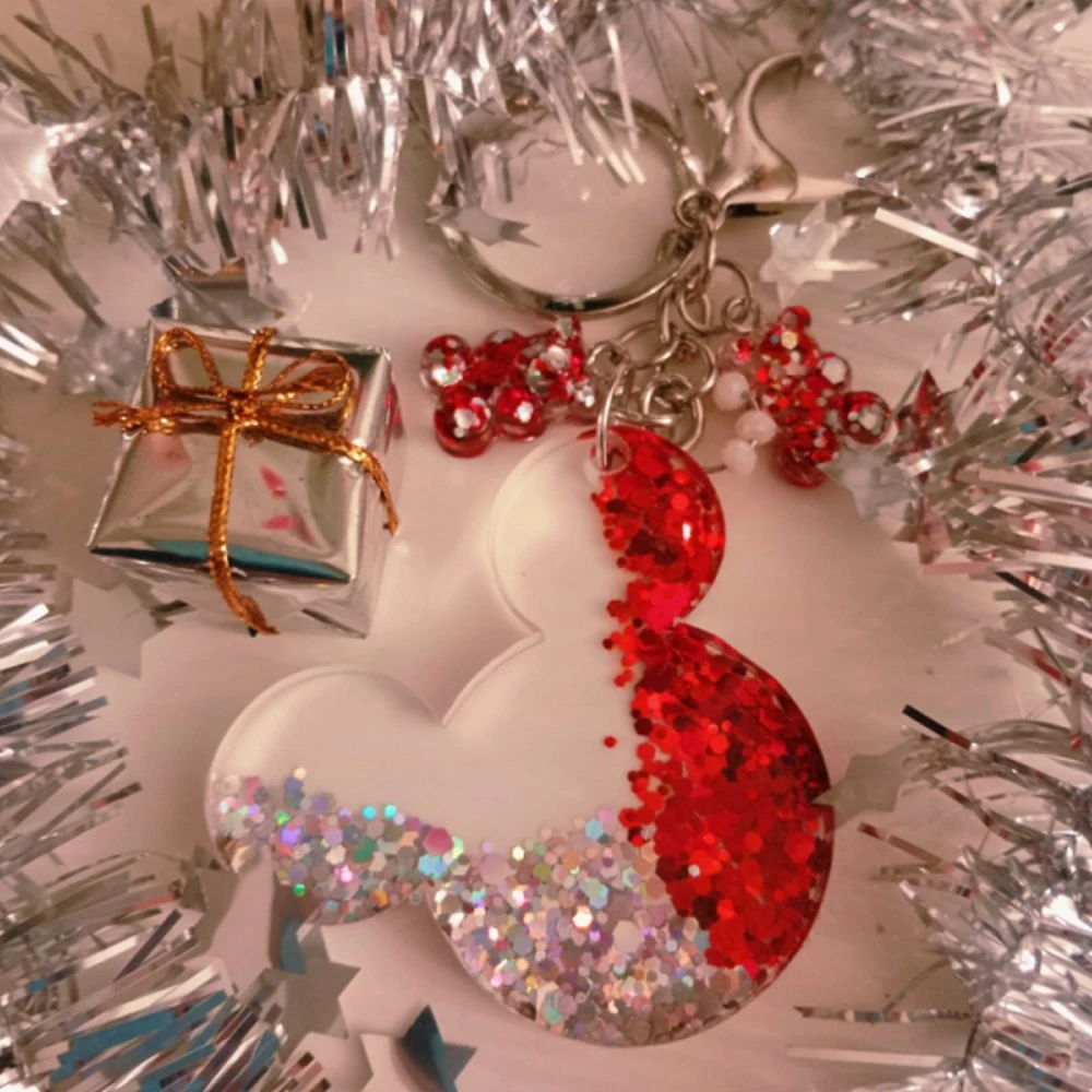 Epoksi Kalıbı Çoklu Figürler Damla Kelebek Mickey Mouse Kolye Ve Anahtarlık Kalıbı 10 Lu