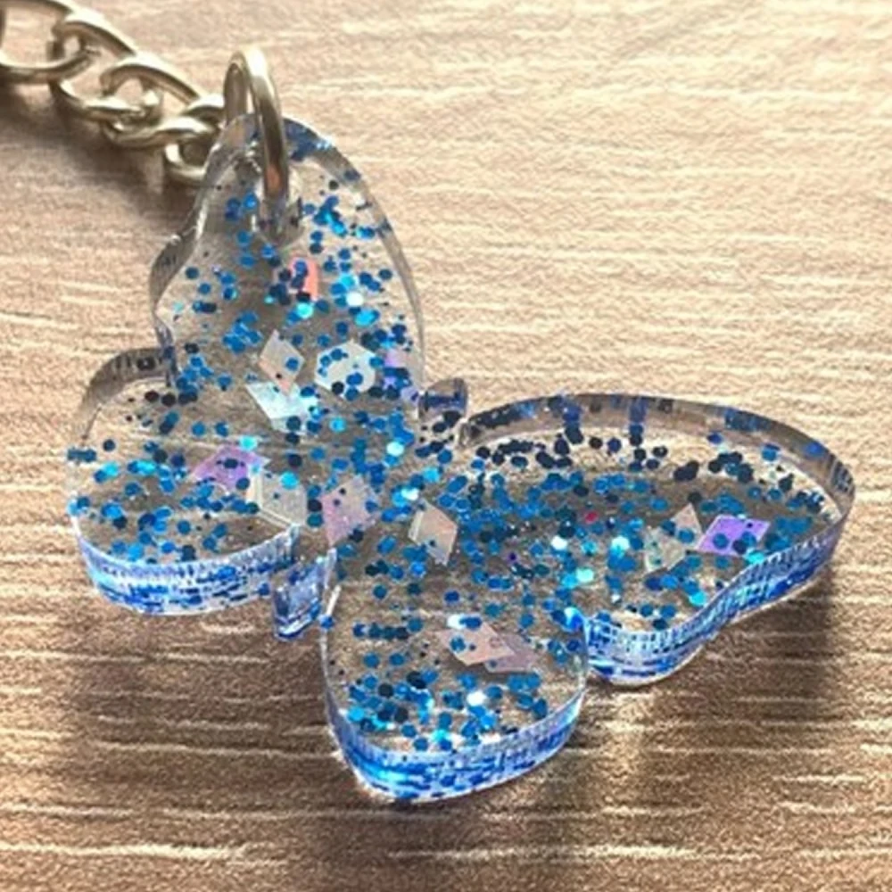 Epoksi Kalıbı Çoklu Figürler Damla Kelebek Mickey Mouse Kolye Ve Anahtarlık Kalıbı 10 Lu