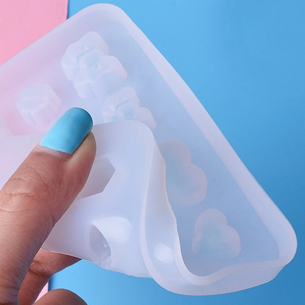 Epoksi Silikon Kalıp Çeşitli Mini Figürler Anahtarlık Kolye Kalıbı 14 Lü