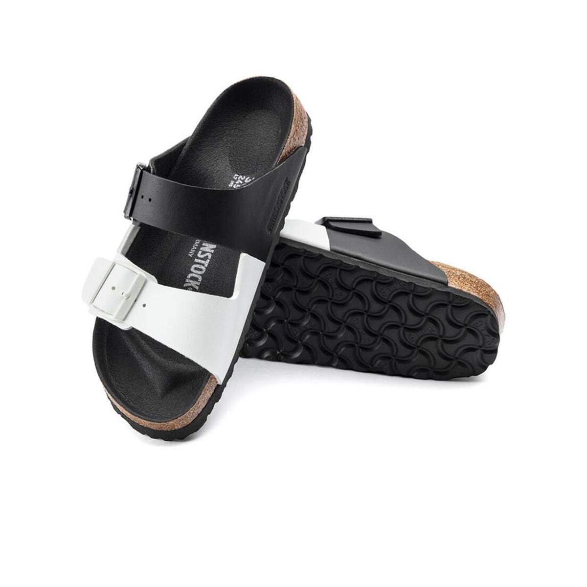 Birkenstock Arizona BF Split Unisex Terlik 1019703-Black/White