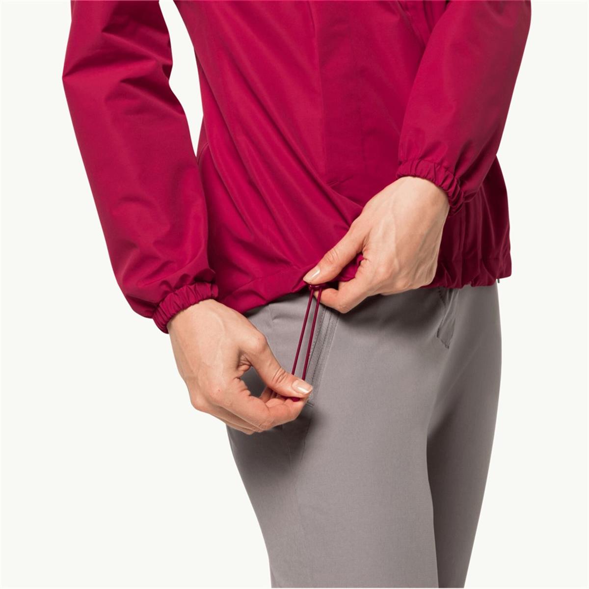 Jack Wolfskin Stormy Point 2L JKT Kadın Ceket 1111202-2160 Cranberry