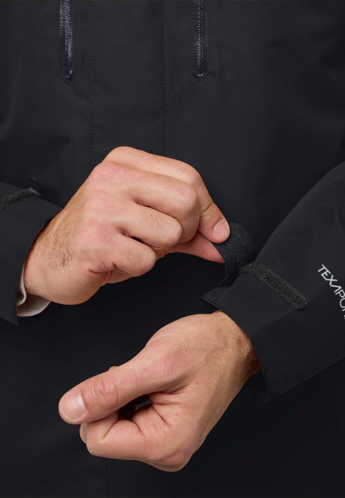Jack Wolfskin Jasper 3IN1 JKT M Erkek Outdoor Ceket A61858-6000 Black