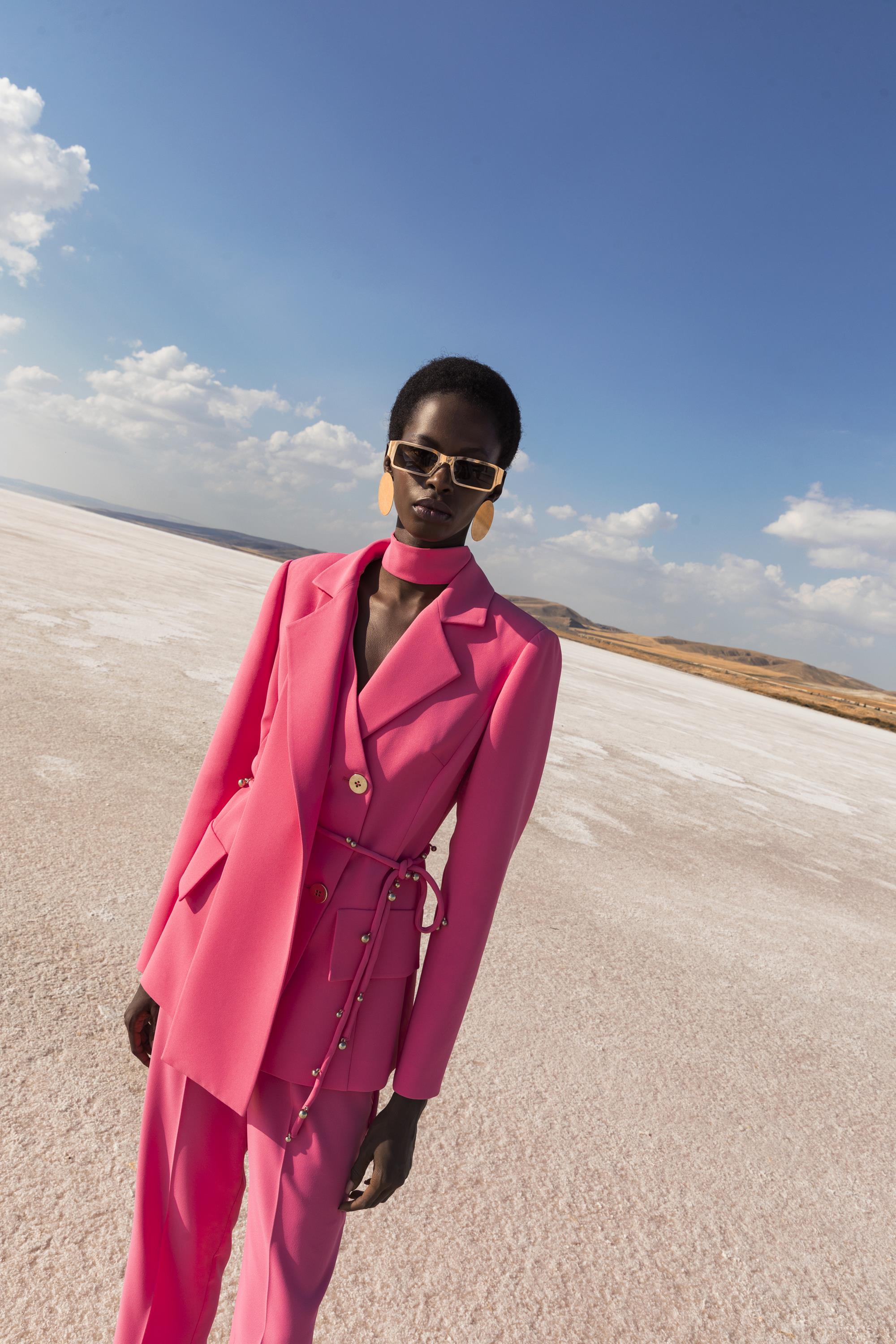 Kameya 20220 Pembe Pantalon