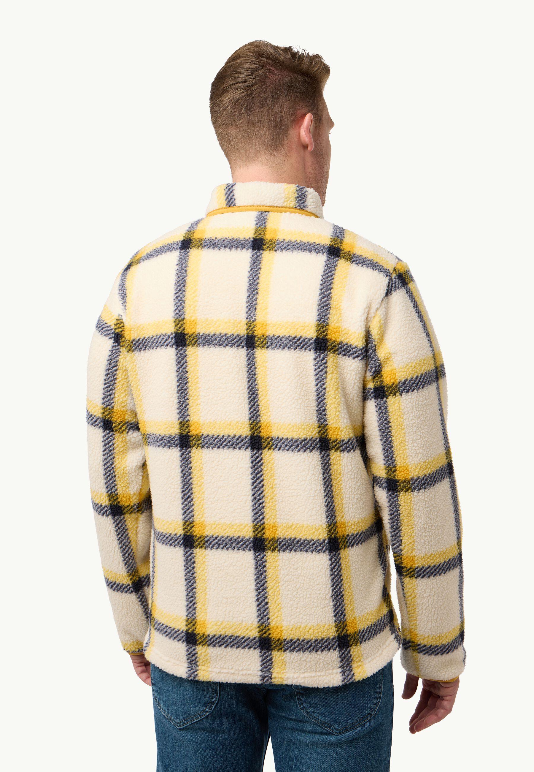 Jack Wolfskin Felslicht Check JKT M Erkek Outdoor Ceket A60058-A0028 Panna Cotta