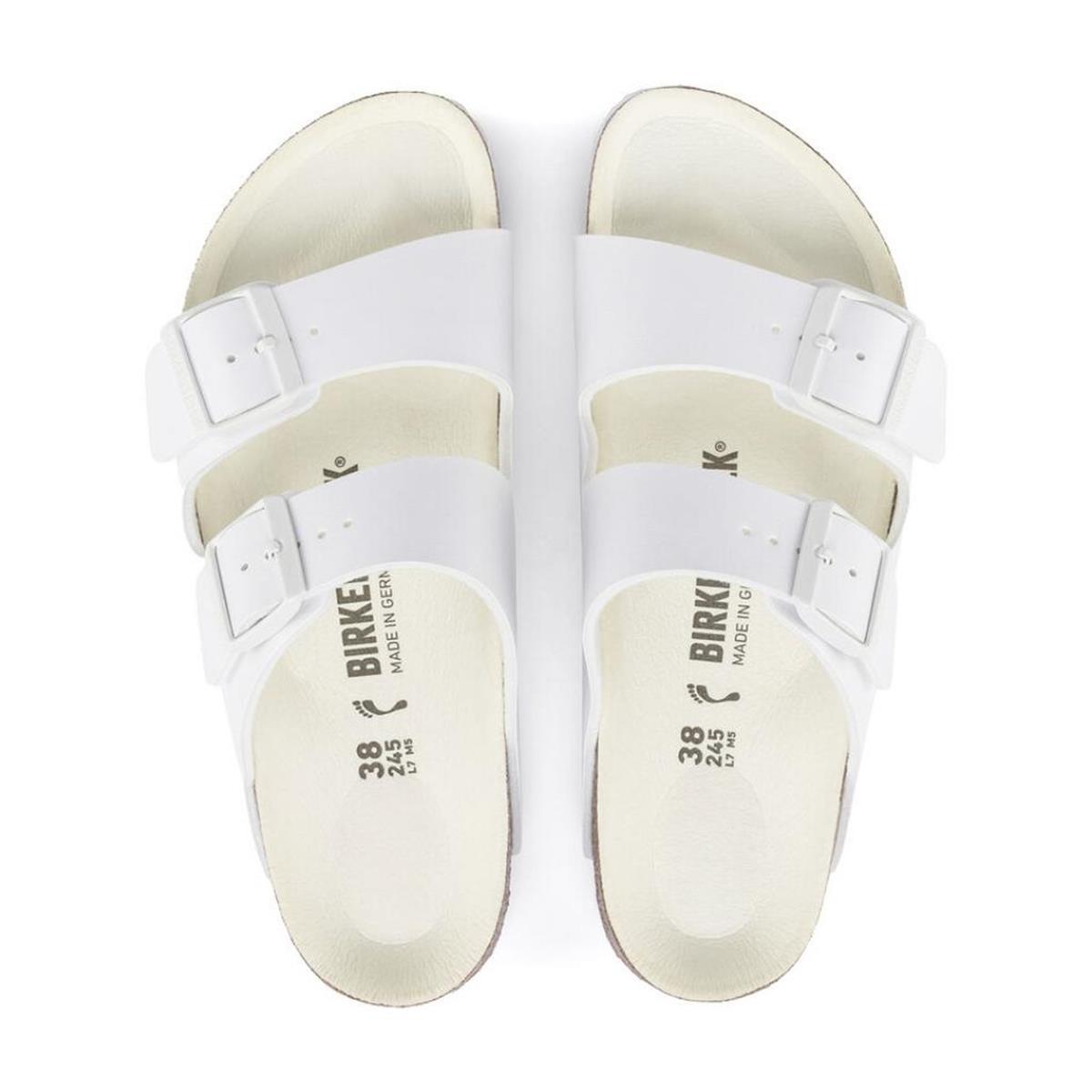 Birkenstock Arizona BF Triples Unisex Terlik 1019046-White