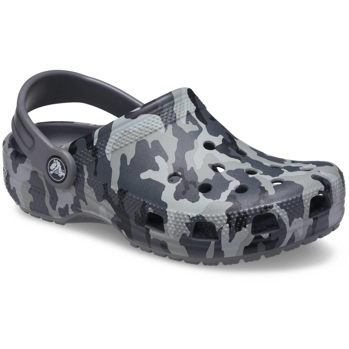 Crocs Classic Camo Clog Bebek Terlik 207593-097 Black