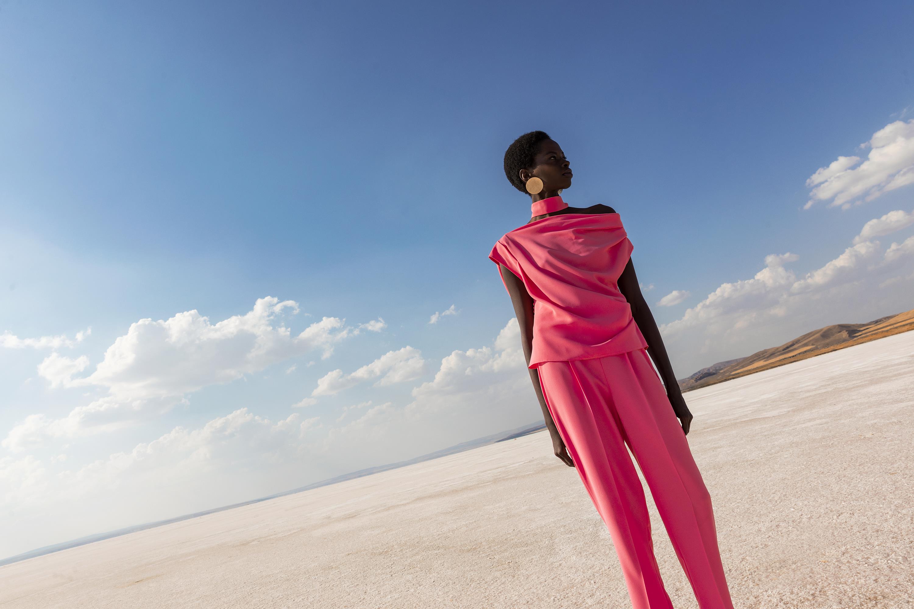 Kameya 20220 Pembe Pantalon