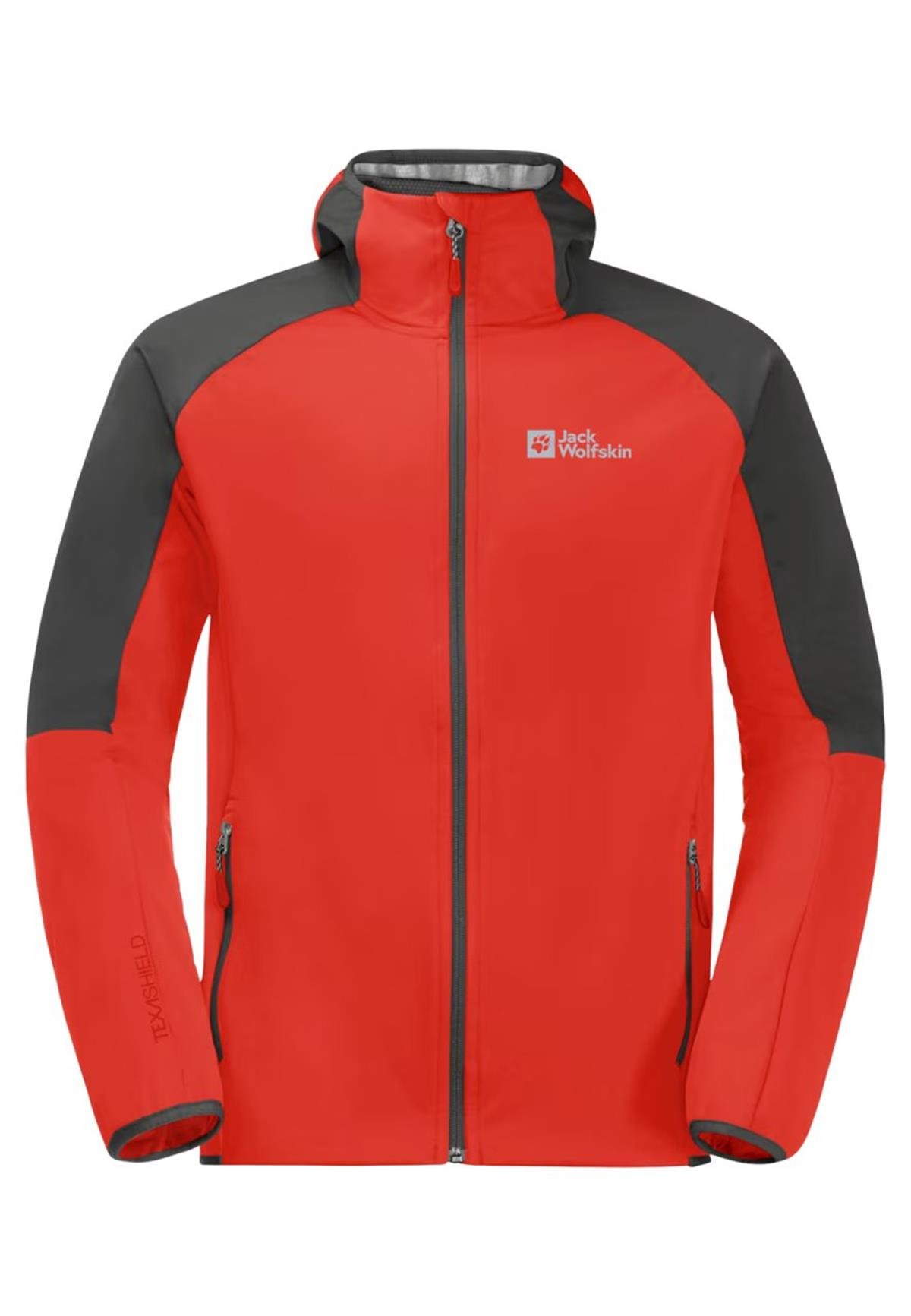 Jack Wolfskin Feldberg Hoody Erkek Ceket 1306922-2193 Strong Red