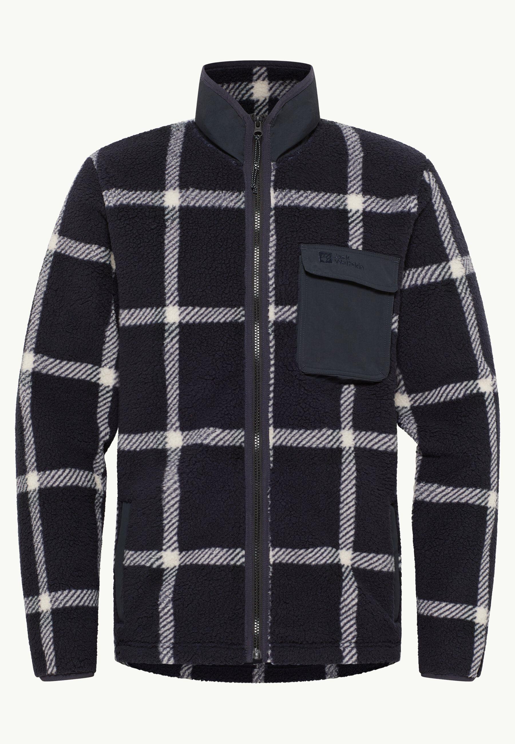 Jack Wolfskin Felslicht Check JKT M Erkek Outdoor Ceket A60058-C0413 Dark Navy
