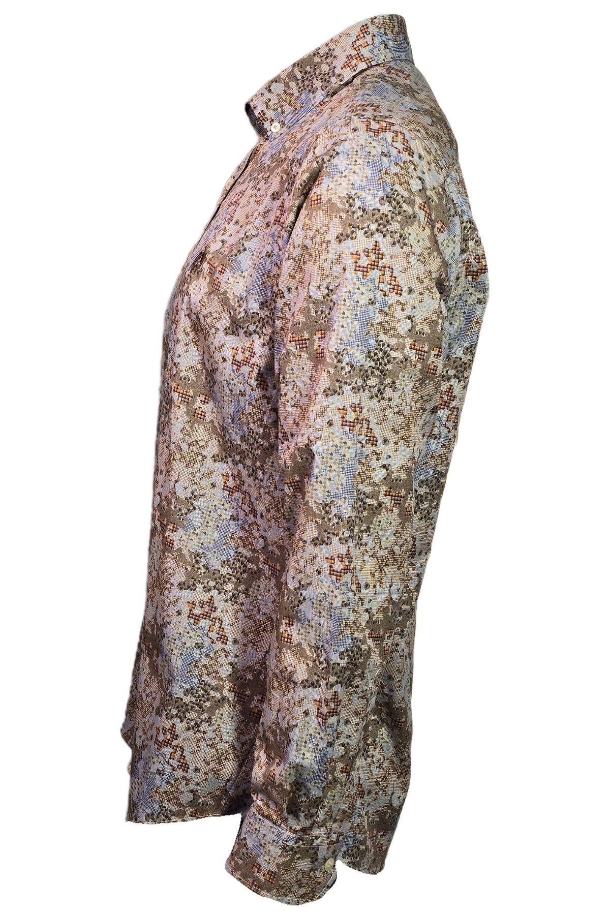 Campione 3709234 Erkek Desenli Gömlek Highland