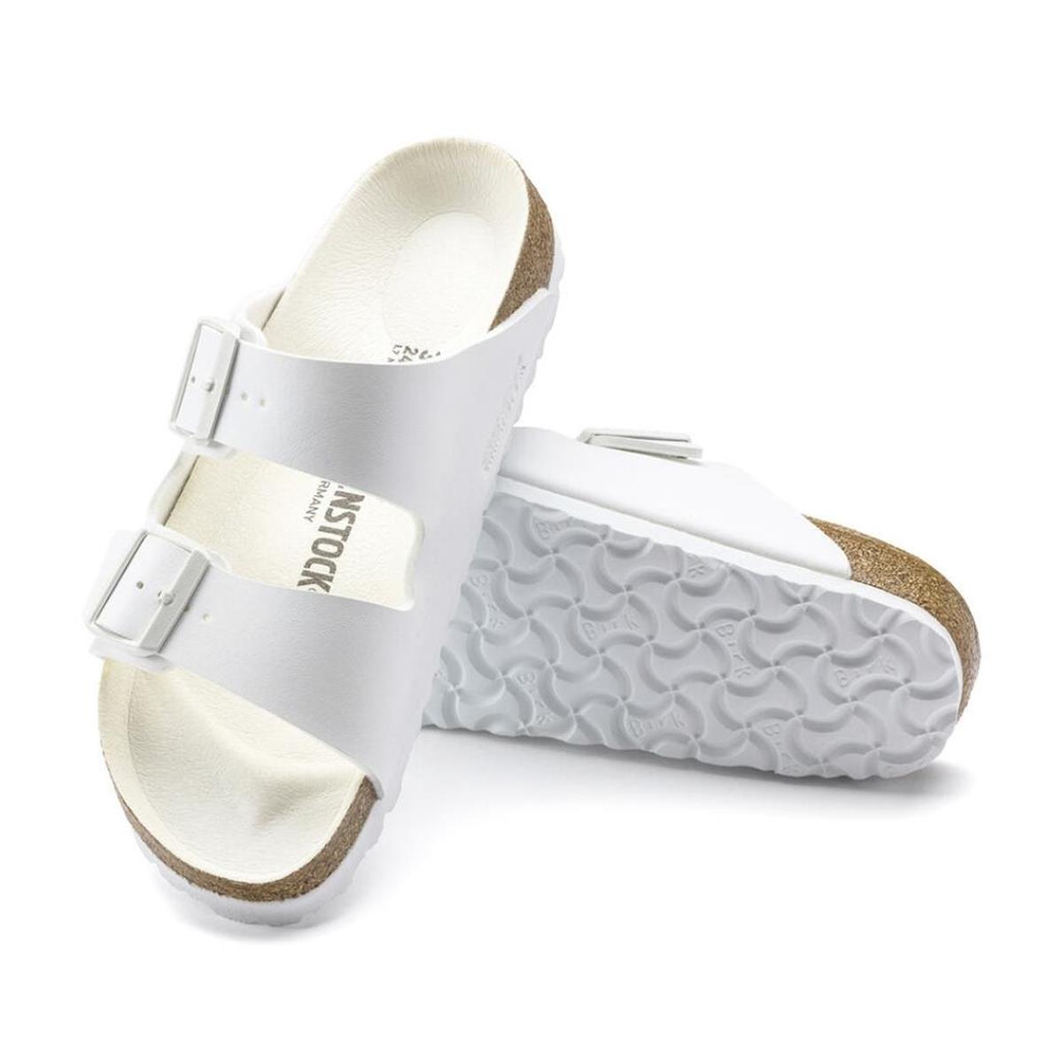 Birkenstock Arizona BF Triples Unisex Terlik 1019046-White