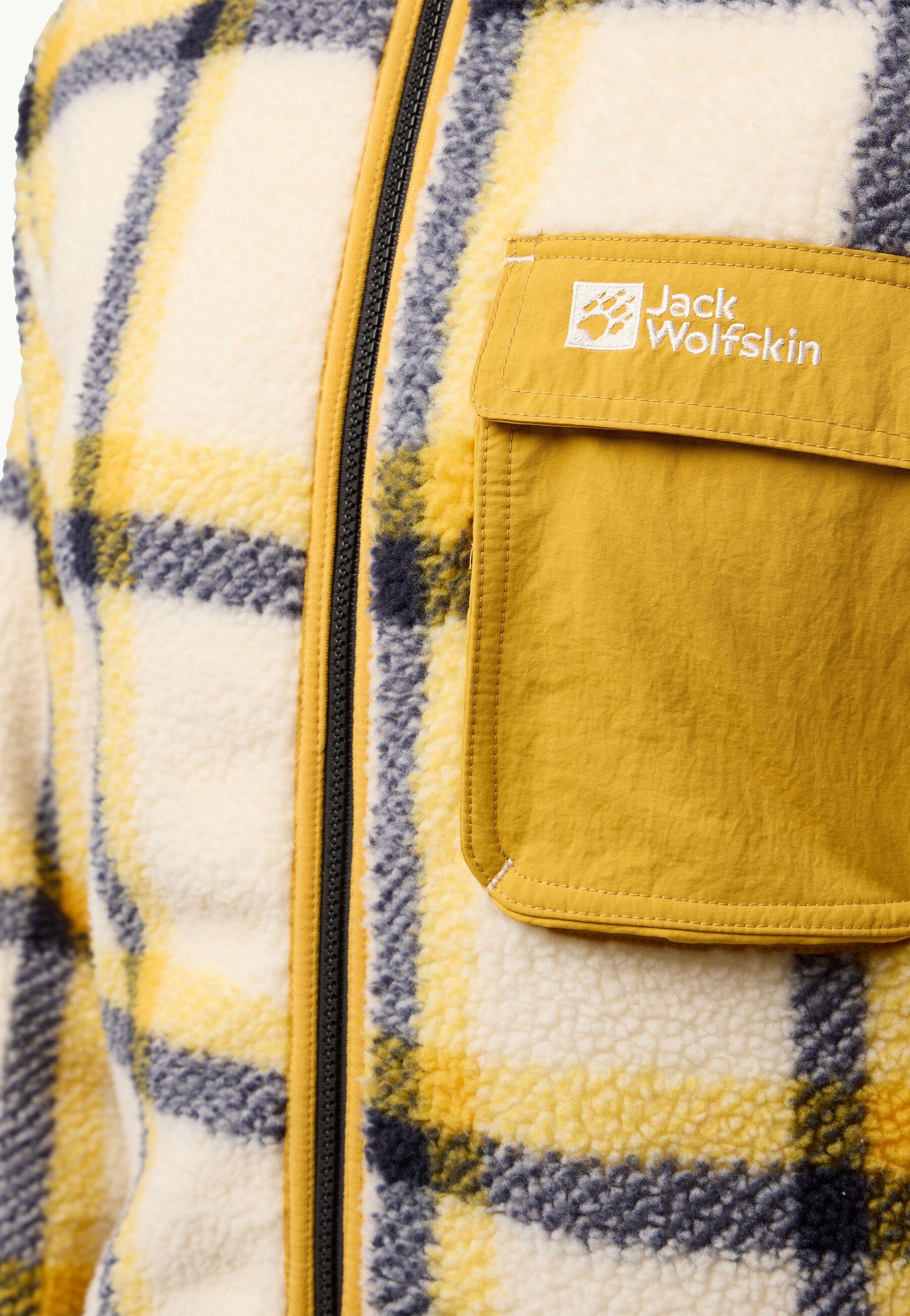 Jack Wolfskin Felslicht Check JKT M Erkek Outdoor Ceket A60058-A0028 Panna Cotta