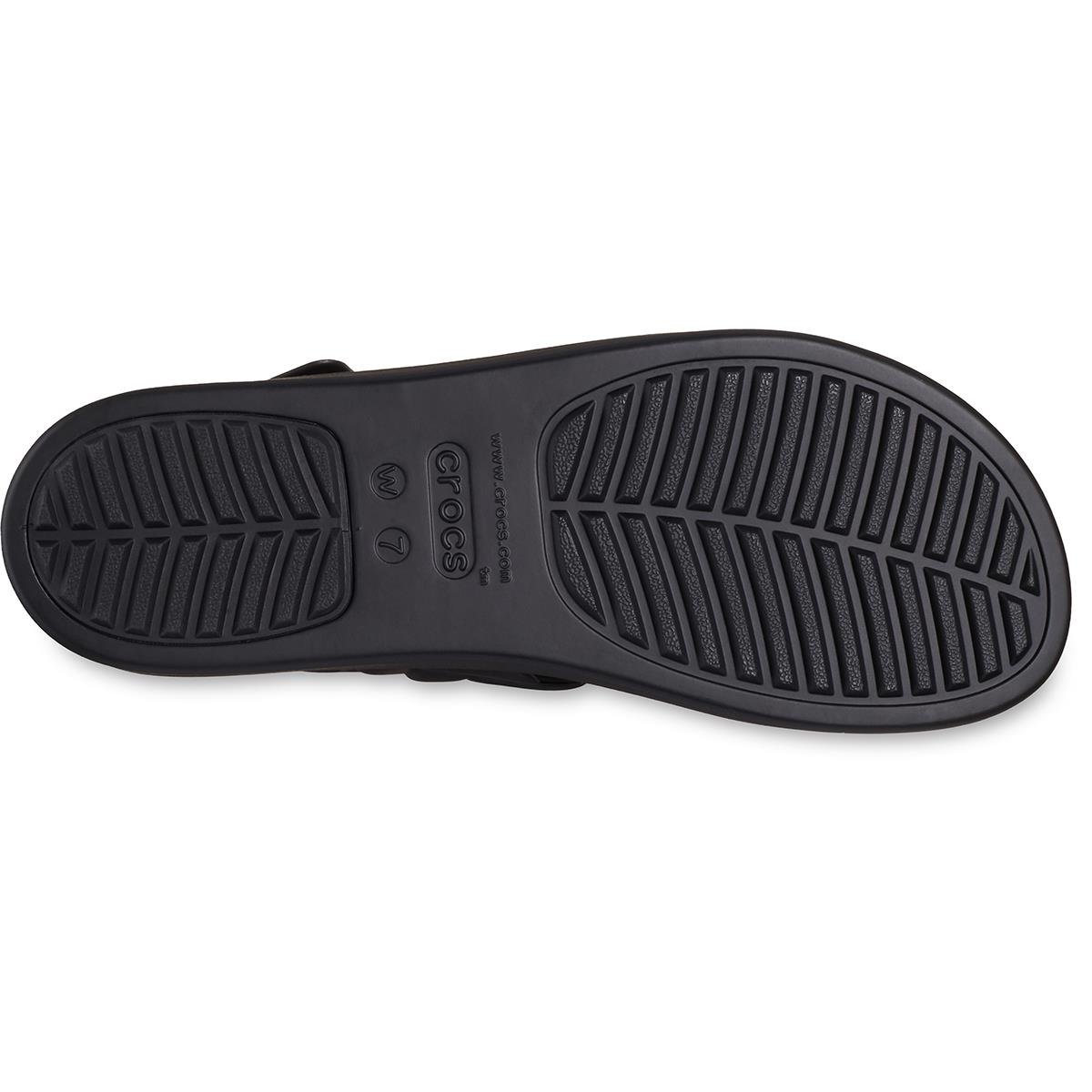Crocs Brooklyn Woven Low Wedge Kadın Terlik 209977-060 Black