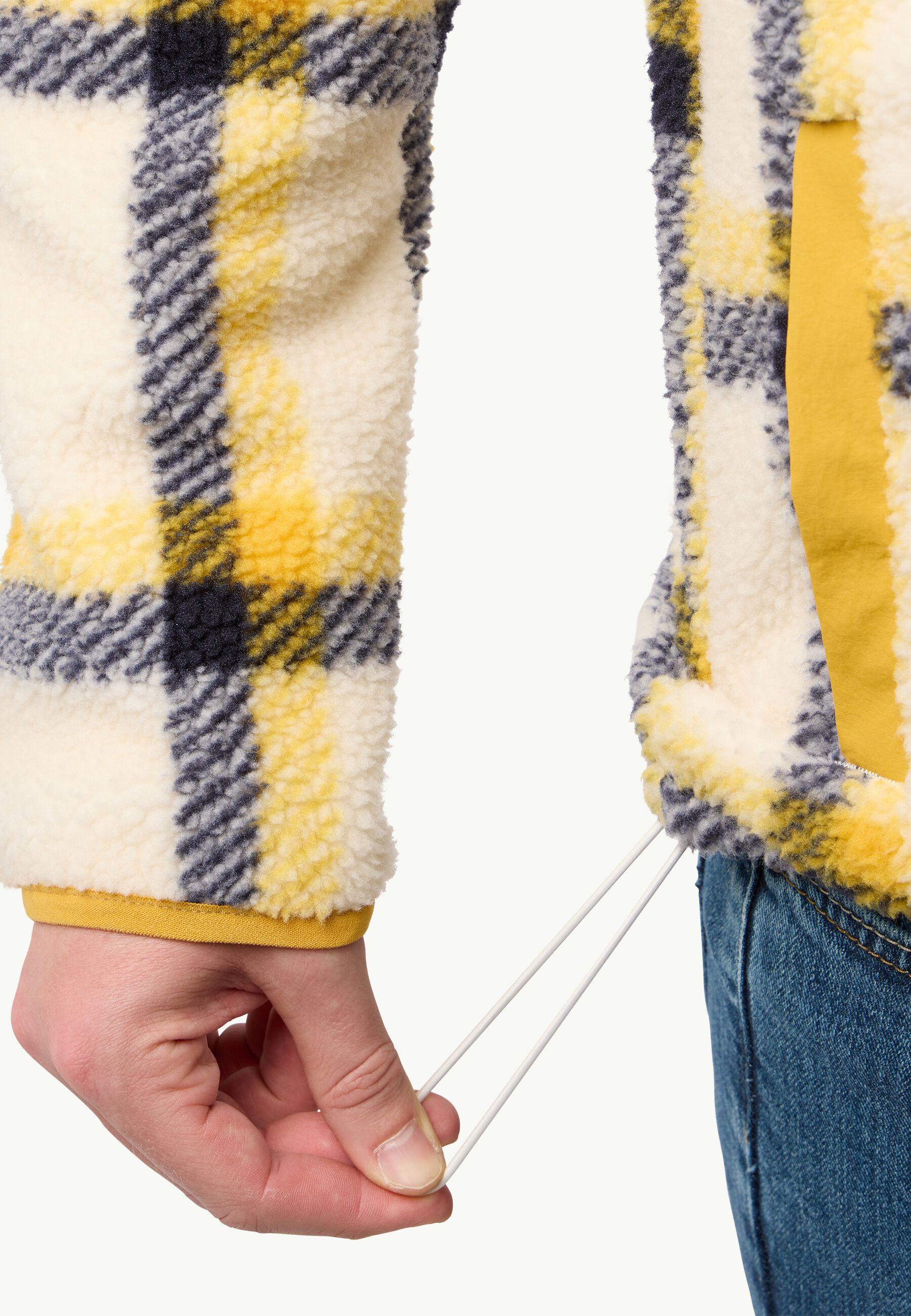 Jack Wolfskin Felslicht Check JKT M Erkek Outdoor Ceket A60058-A0028 Panna Cotta