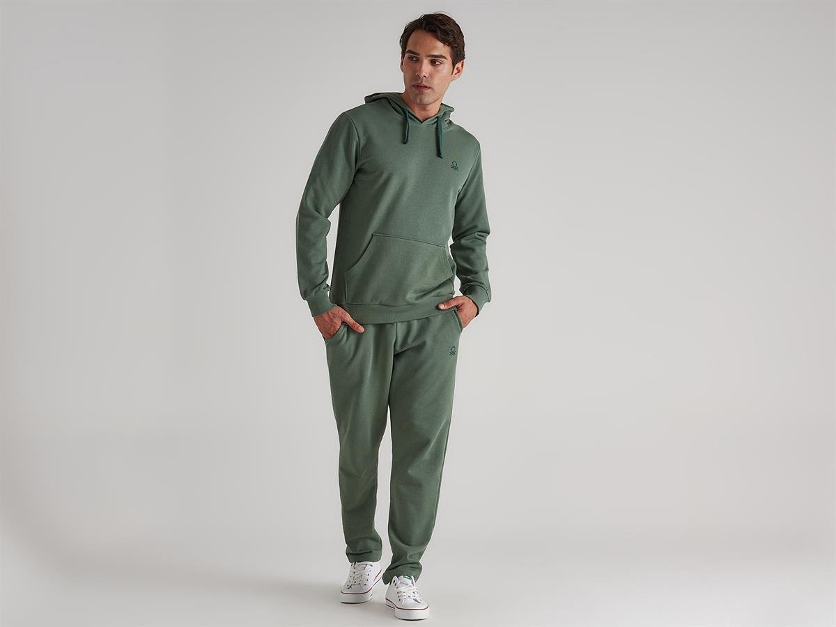 BENETTON ERKEK M057  KAPÜŞONLU SWEATSHİRT