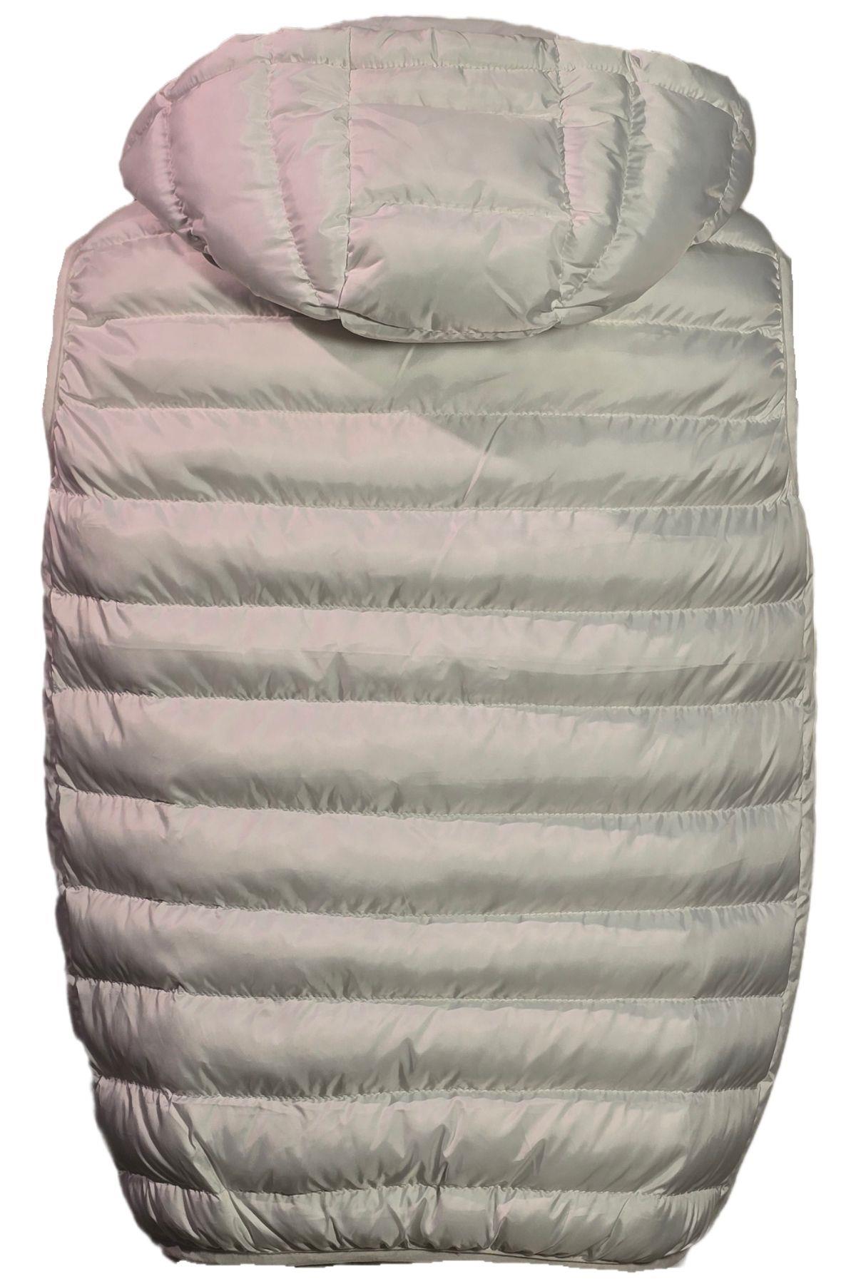 Campione 3429801 Erkek Kapşonlu Yelek Off White