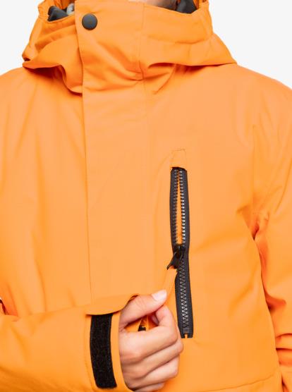 Quiksilver Mission Solid Youth JK Çocuk Snowboard Ceketi EQBTJ03157-4177 Orange Pepper