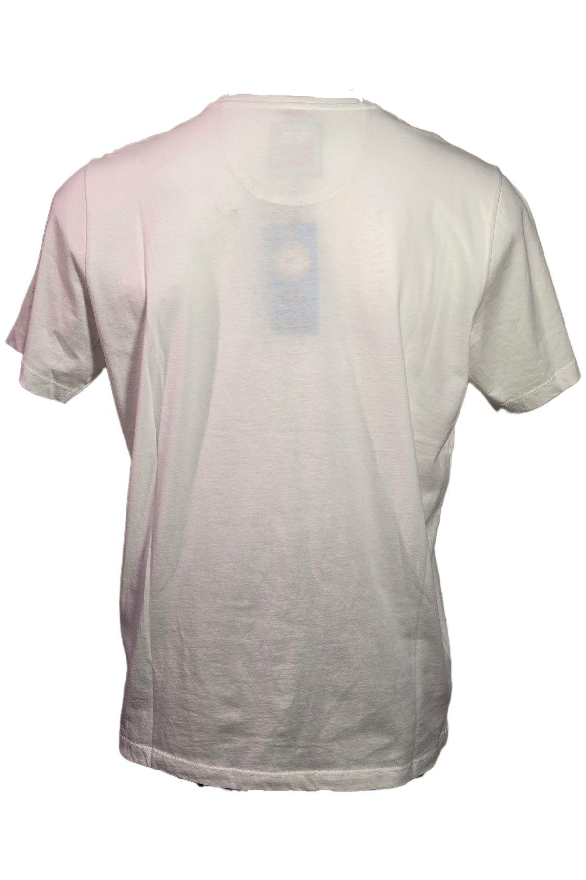 Campione 1099805 Erkek T-Shirt Off White