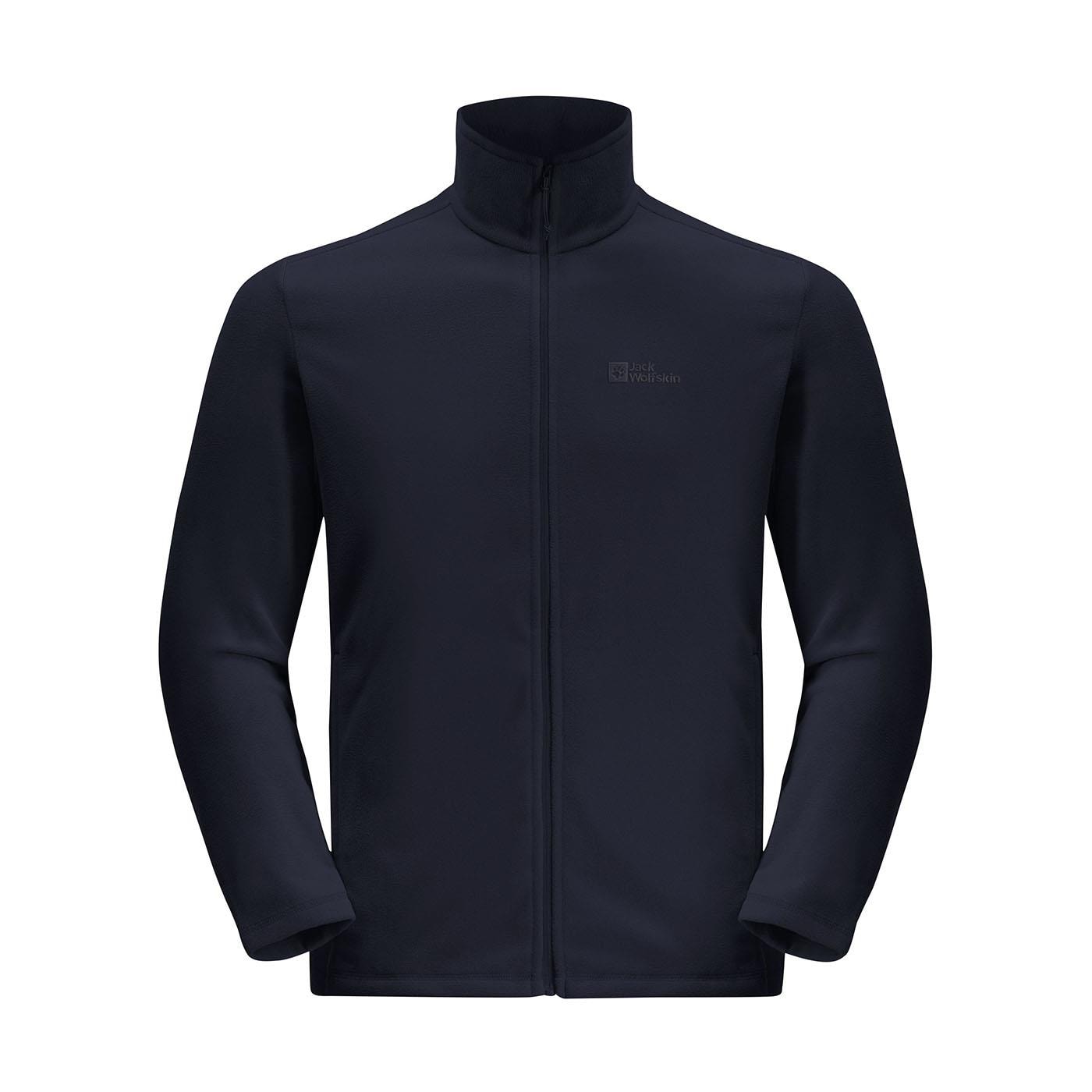 Jack Wolfskin Taunus FZ M Tam Fermuar Erkek Polar 1711451-1010 Night Blue