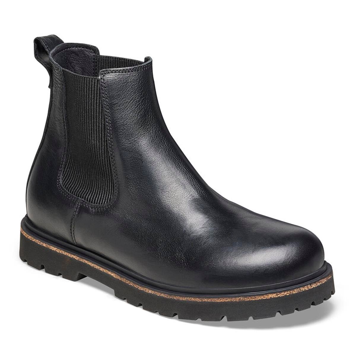 Birkenstock Highwood NL Slip On Erkek Bot 1025764-Black