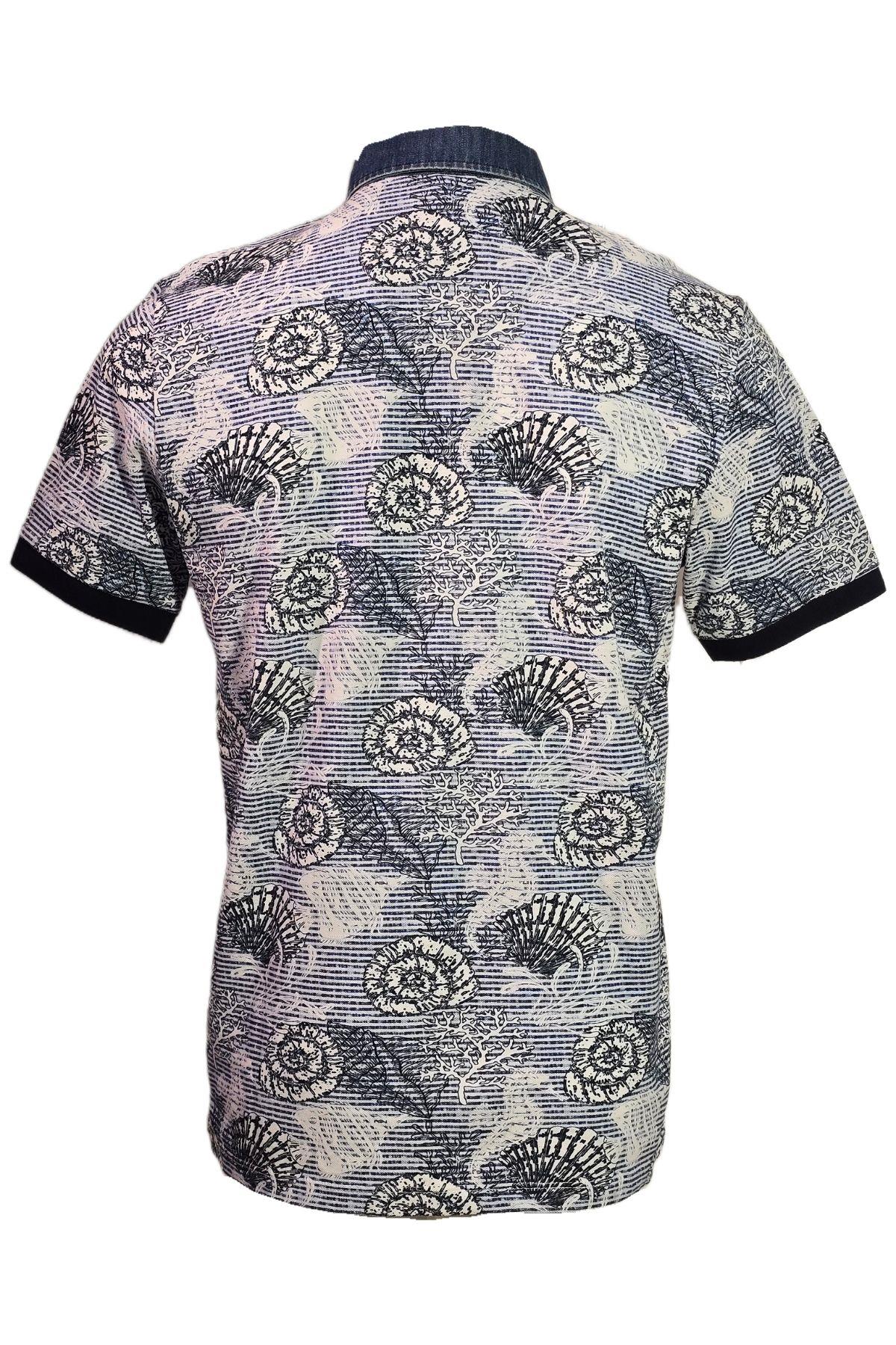 Campione 5098635 Erkek Polo T-Shirt Indigo