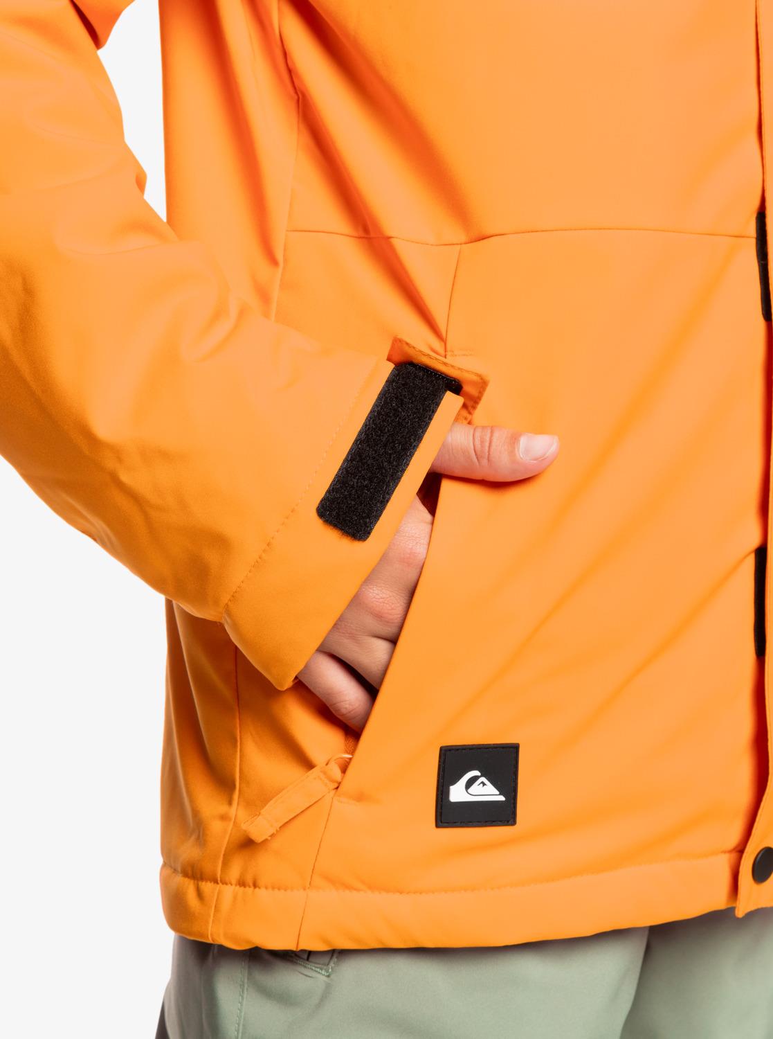 Quiksilver Mission Solid Youth JK Çocuk Snowboard Ceketi EQBTJ03157-4177 Orange Pepper