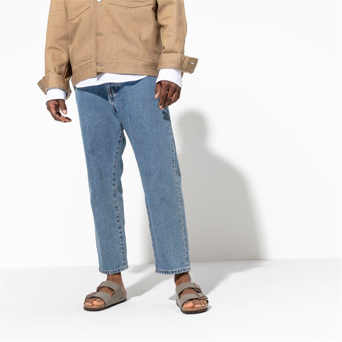 Birkenstock Arizona BF NU Unisex Terlik 151213-Stone