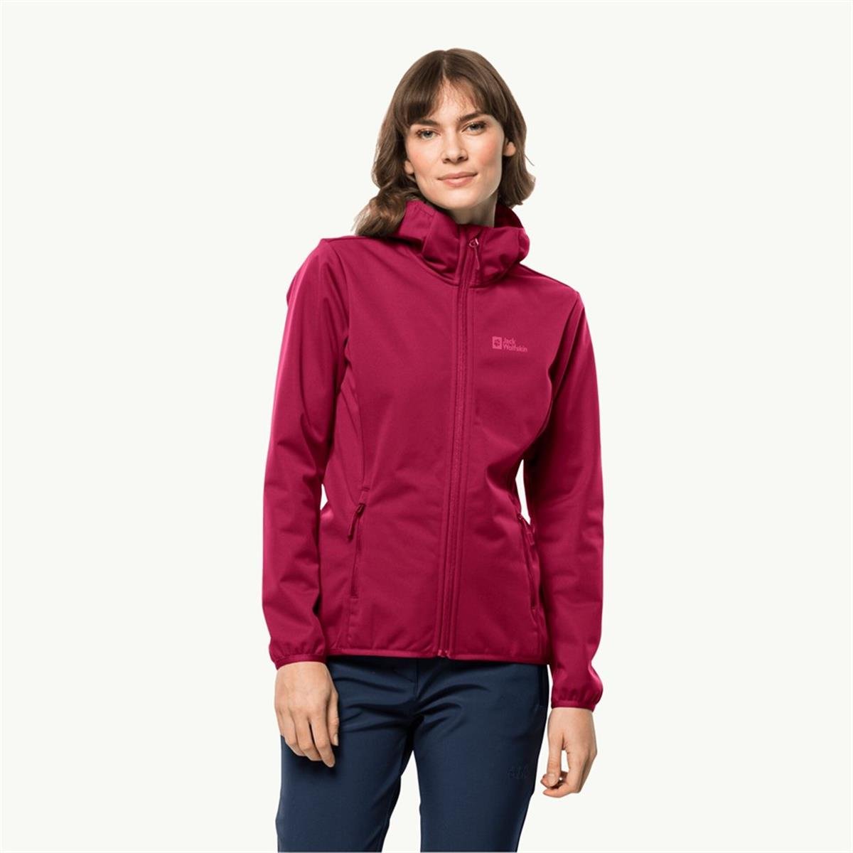 Jack Wolfskin Windhain Kadın Ceket 1307481-2160 Cranberry