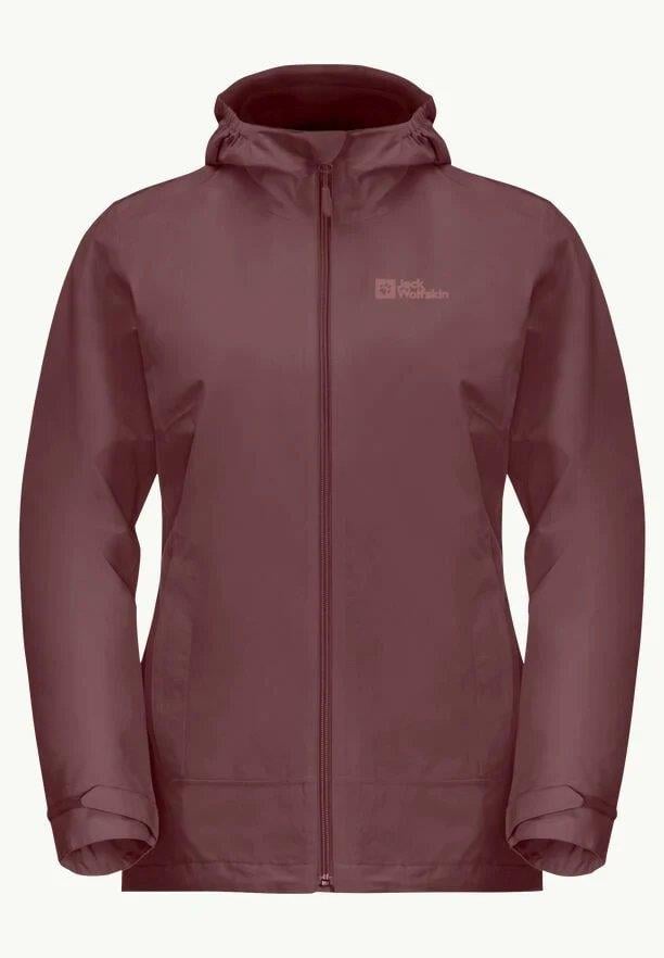 Jack Wolfskin Moonrise 3IN1 JKT W Kadın Outdoor Ceket 1115621-J0128 Red Ochre