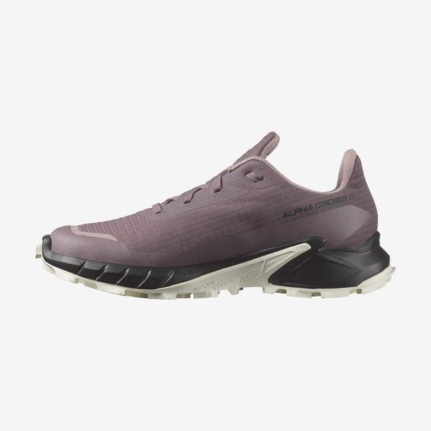 Salomon Alphacross 5 GTX  W Kadın Outdoor Ayakkabı L47311000 Moonscape/Black/White