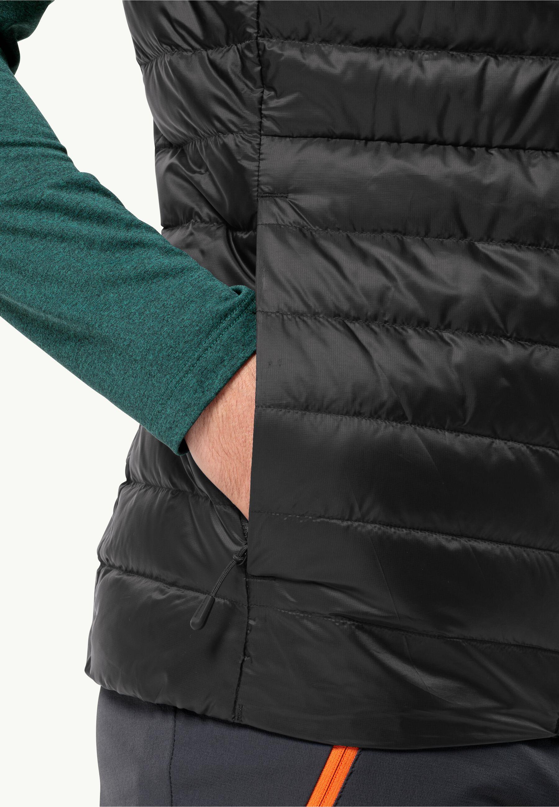 Jack Wolfskin Pilvi Down Vest Erkek Yelek 1207711-6000 Black