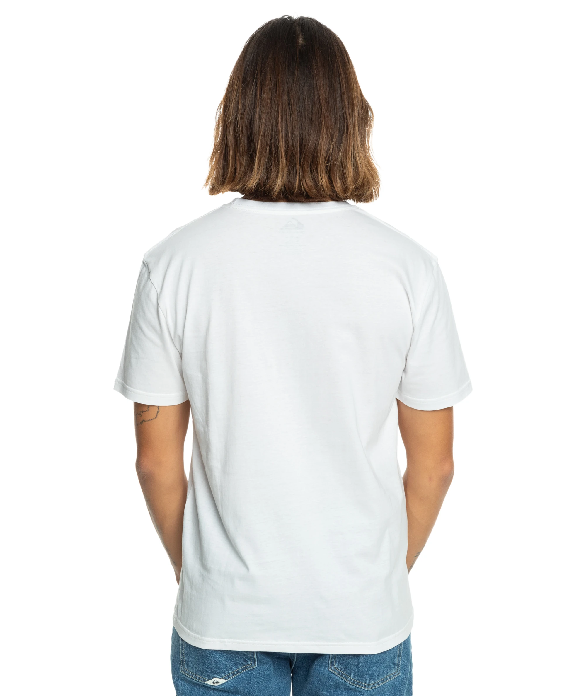 Quiksilver COMP LOGO SS ERKEK  White T-SHIRT