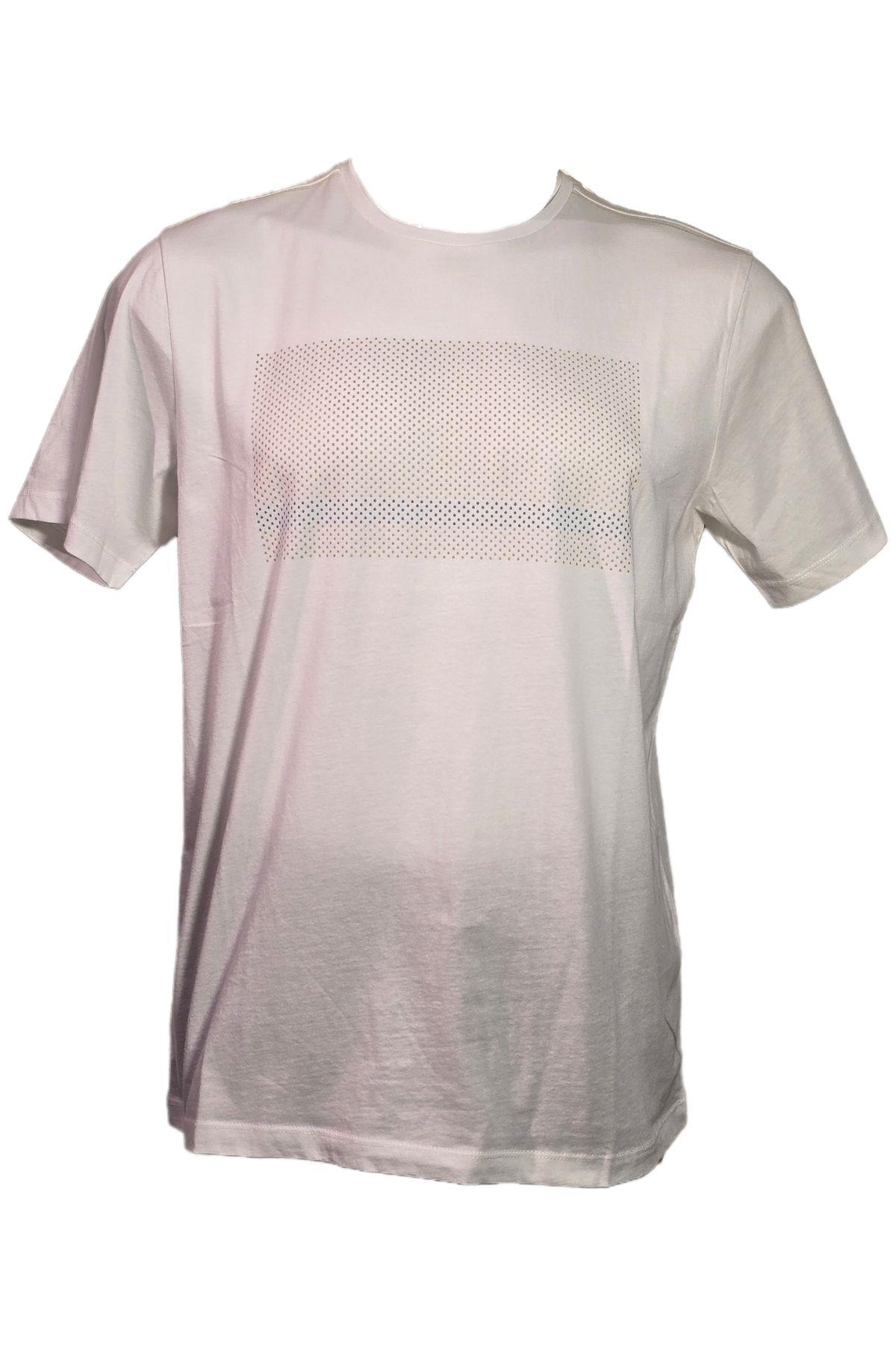 Campione 1099805 Erkek T-Shirt Off White
