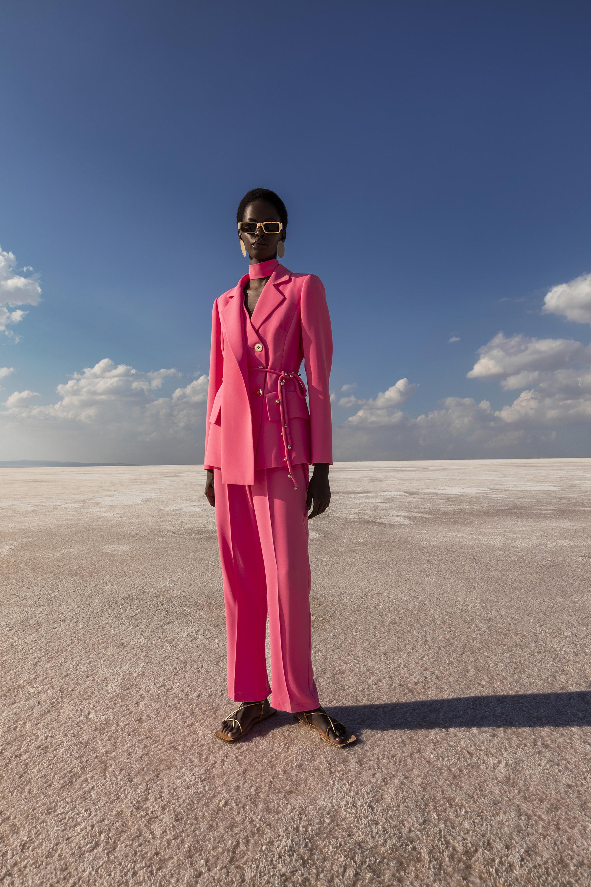 Kameya 20220 Pembe Pantalon