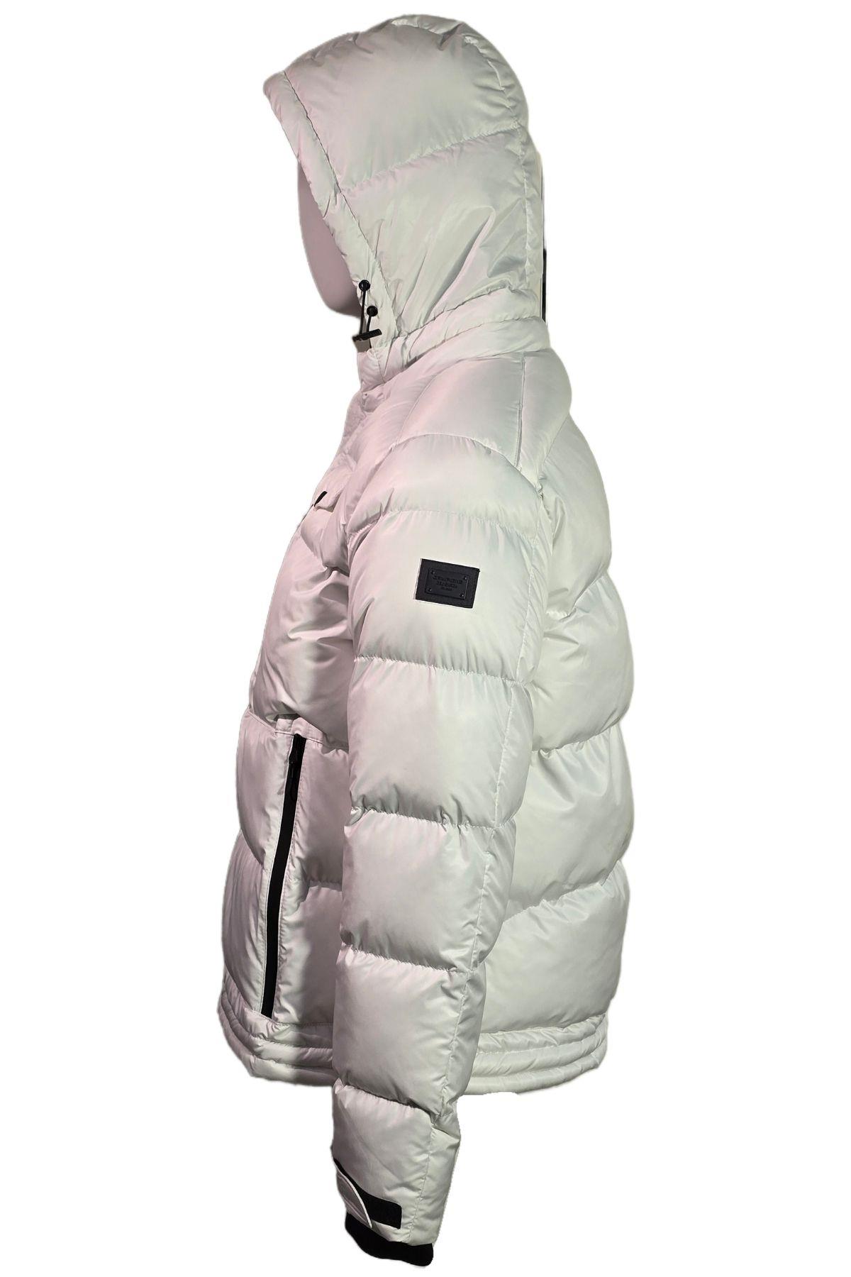 Campione 3429701 Erkek Mont Off White
