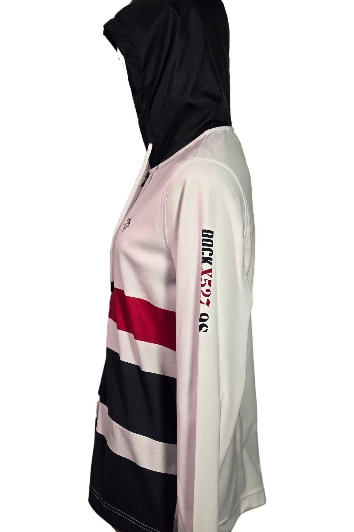 Campione 1319008 Erkek Kapşonlu Sweatshirt White