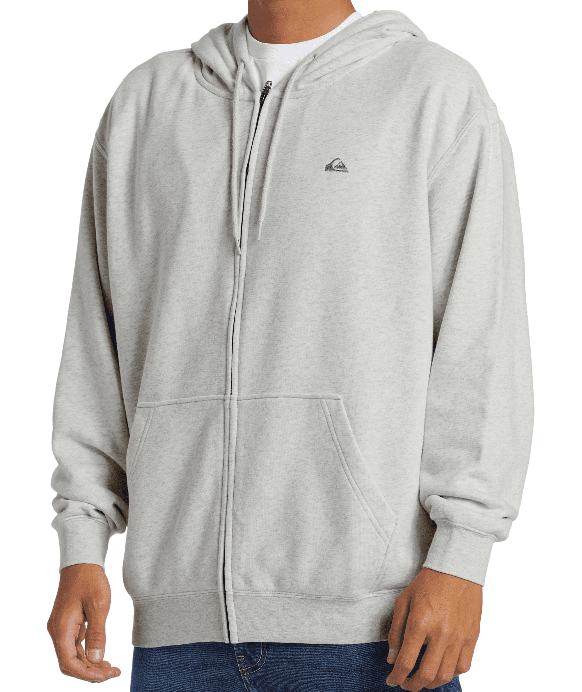 Quiksilver Salt Water Zip Hoodie AQYFT03330-SZTH White Marble Heather