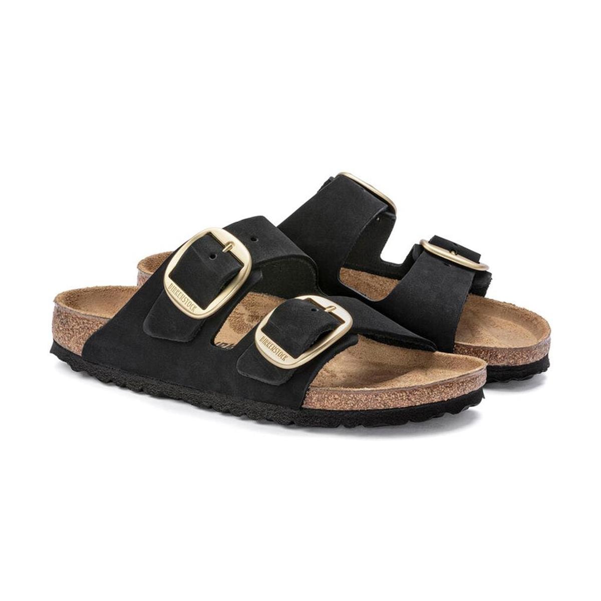 Birkenstock Arizona Big Buckle Nu Terlik 102390-Black Gold