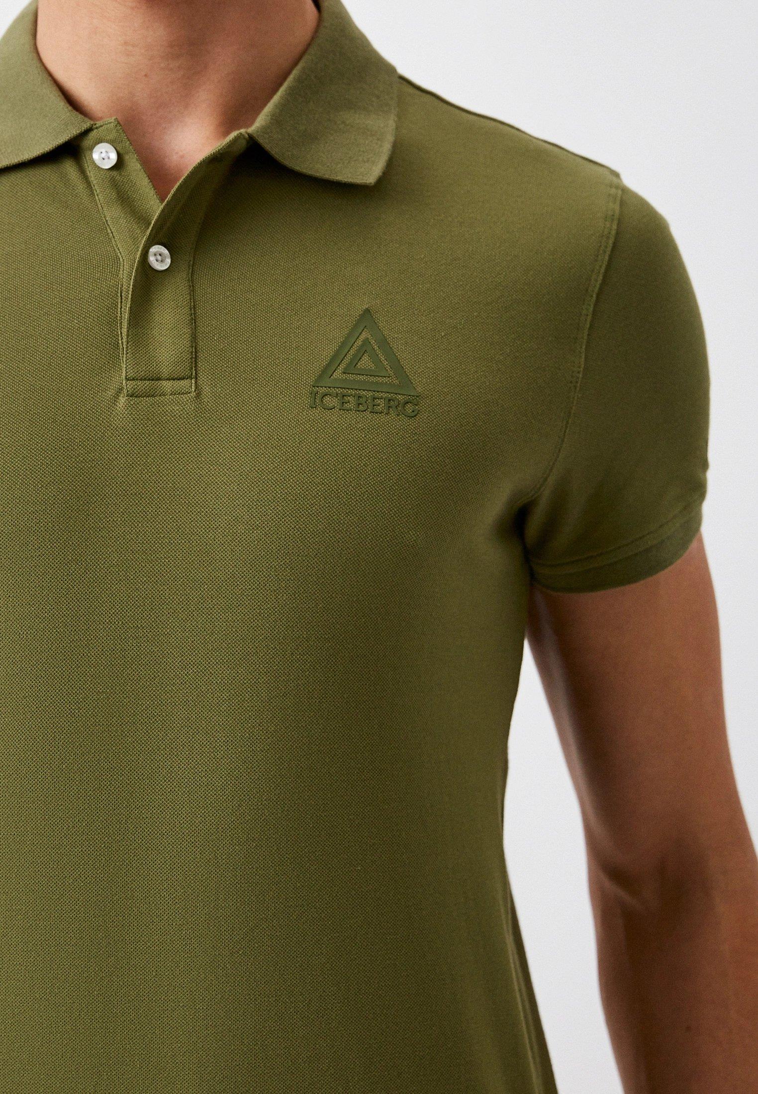 Iceberg ICE3MPL01 Triangle Polo T-Shirt Military